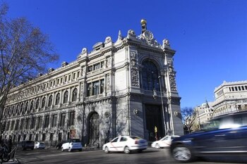 Fachada del Banco de España.