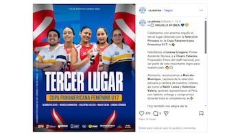 Atlético Atenea aportó a la selección peruana de vóley para la obtención de la medalla de bronce en la Copa Panamericana Sub 17.