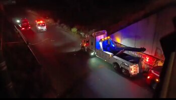 La unidad quedó a resguardo