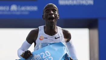 Eliud Kipchoge, the marathon legend,