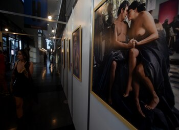 Una de las exposiciones fotográficas