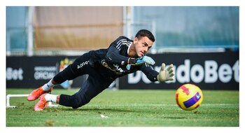 El arquero Alejandro Duarte en