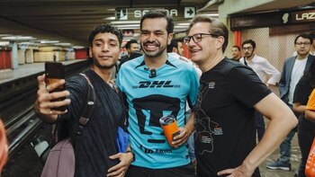 Máynez recorrió la Línea 9