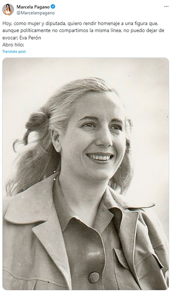 La publicación de Marcela Pagano