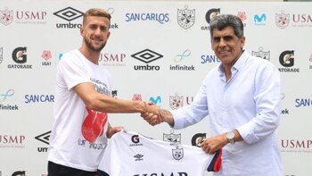 Gaspar Gentile llegó al Perú