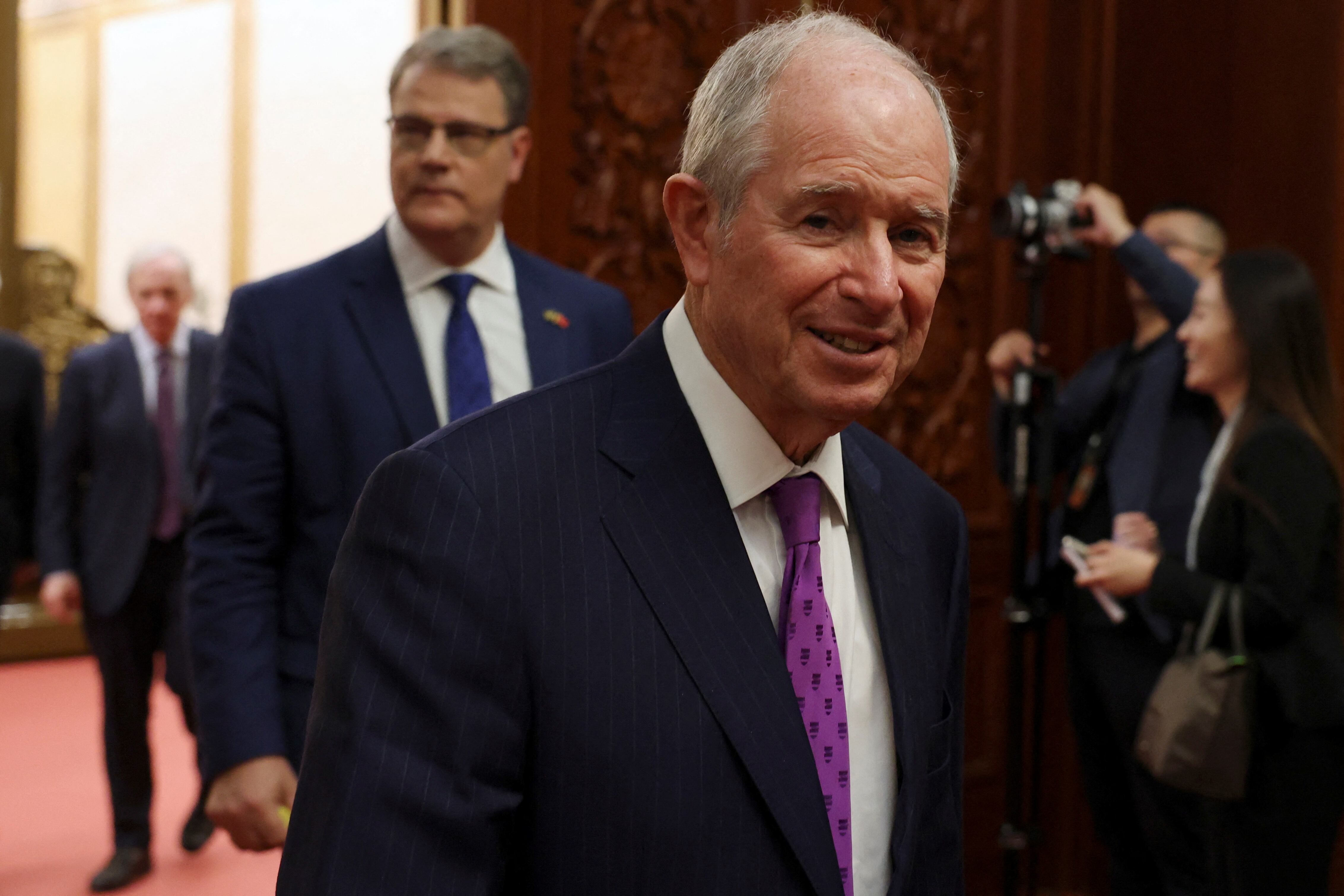 Stephen A. Schwarzman ha viajado con frecuencia a Riad para reunirse con sus inversionistas saudíes. (REUTERS/Florence Lo)