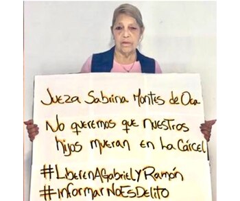 Omaira Navas, madre de Ramón