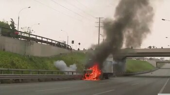 Cierran la Panamericana Norte por