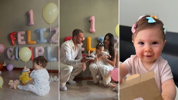 El festejo íntimo de Alexis Mac Allister y Ailén Cova por el primer año de su hija: “Nuestro sueño hecho realidad”