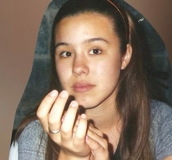 Jodi en su infancia. Era