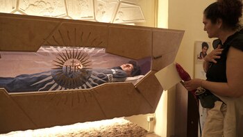 Dos mujeres que visitaron a