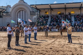 El presidente de la Rural,
