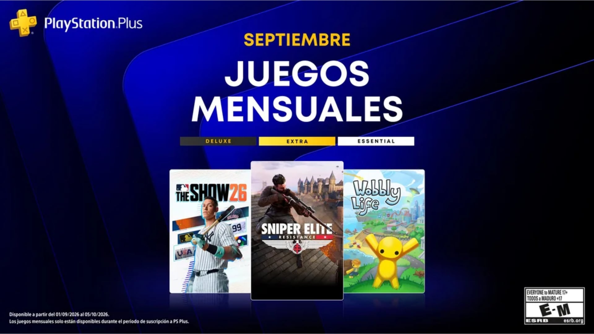 PlayStation Plus renovará su catálogo con nuevas incorporaciones y salidas durante septiembre. (PlayStation)
