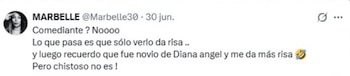 Marbelle arremetió en contra de Culotauro y Diana Ángel - crédito @marbelle30/X