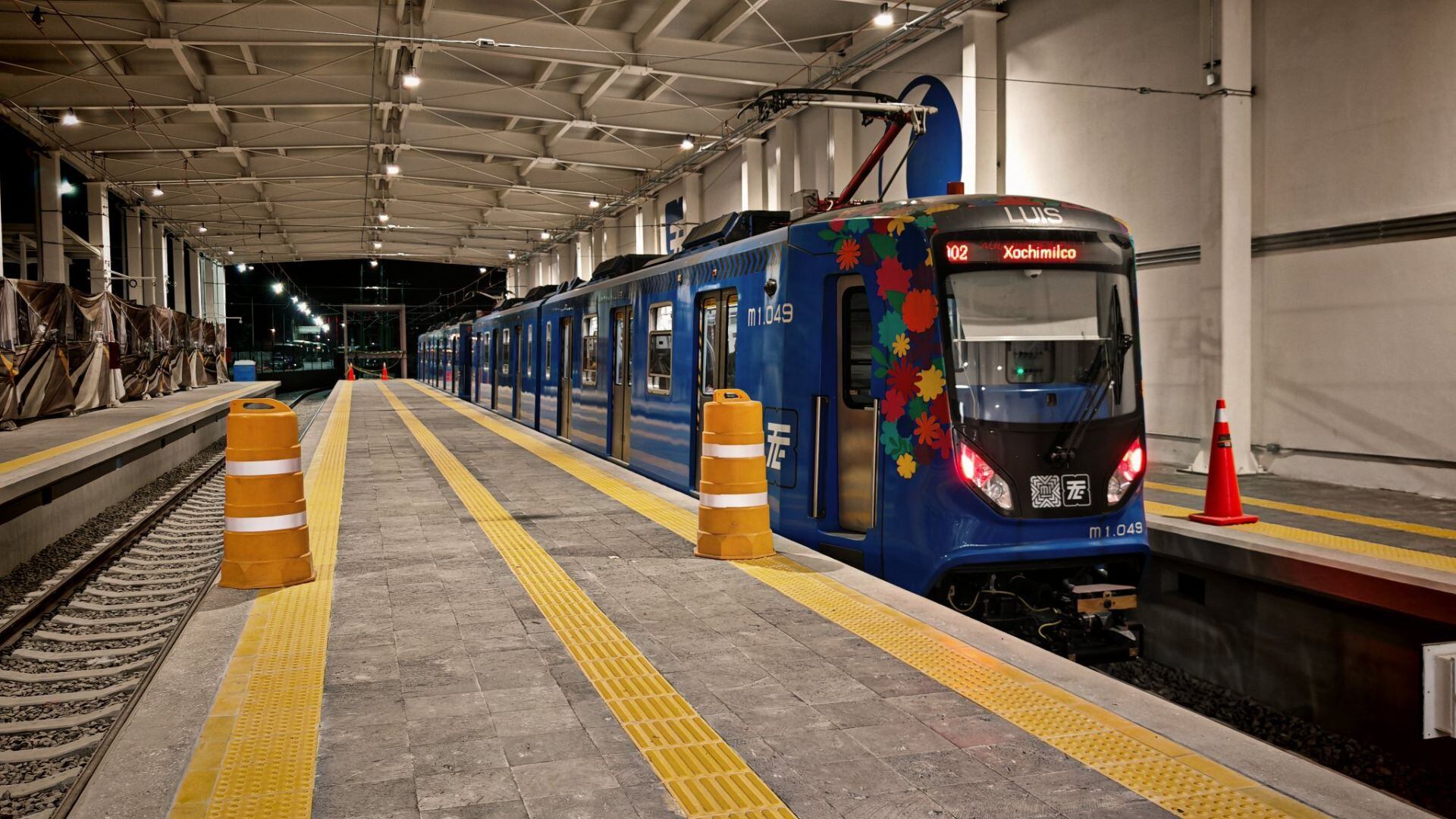 Modificarán el horario del Tren Ligero CDMX por obras (X/ @caminalex)