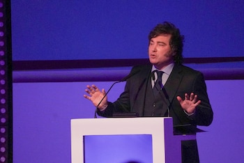 Javier Milei habla en el encuentro “Vientos de Cambio: Avanza la Libertad en Argentina y las Américas”