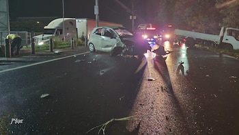 Ola de accidentes viales deja dos muertos y 10 lesionados en El Salvador