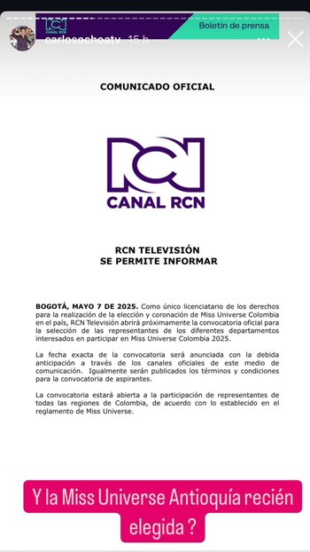 RCN abrió convocatoria para seleccionar