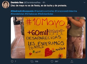 Marcha virtual de madres en
