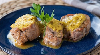 La salsa de mostaza, crema