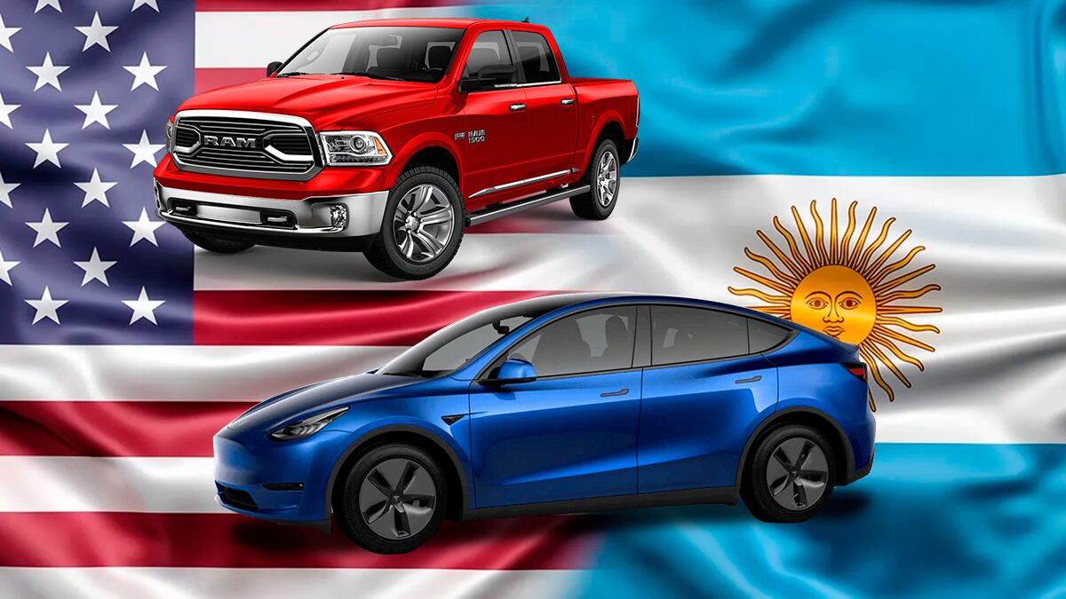 Las pick-up Full size son el principal vehículo que se importa desde Estados Unidos en Argentina. El Tesla Model Y podría entrar al mercado