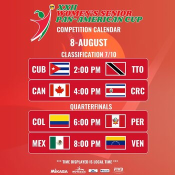 Cambio de horario del Perú vs Colombia, partido de hoy en el Panamericano de Vóley