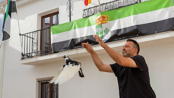El alcalde de un pueblo de Cáceres lanza palomas mensajeras en protesta: el Ayuntamiento lleva más de un mes sin teléfono