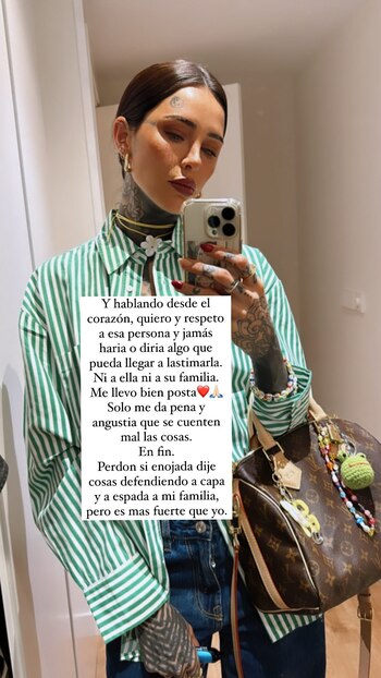 Candelaria Tinelli se disculpó con