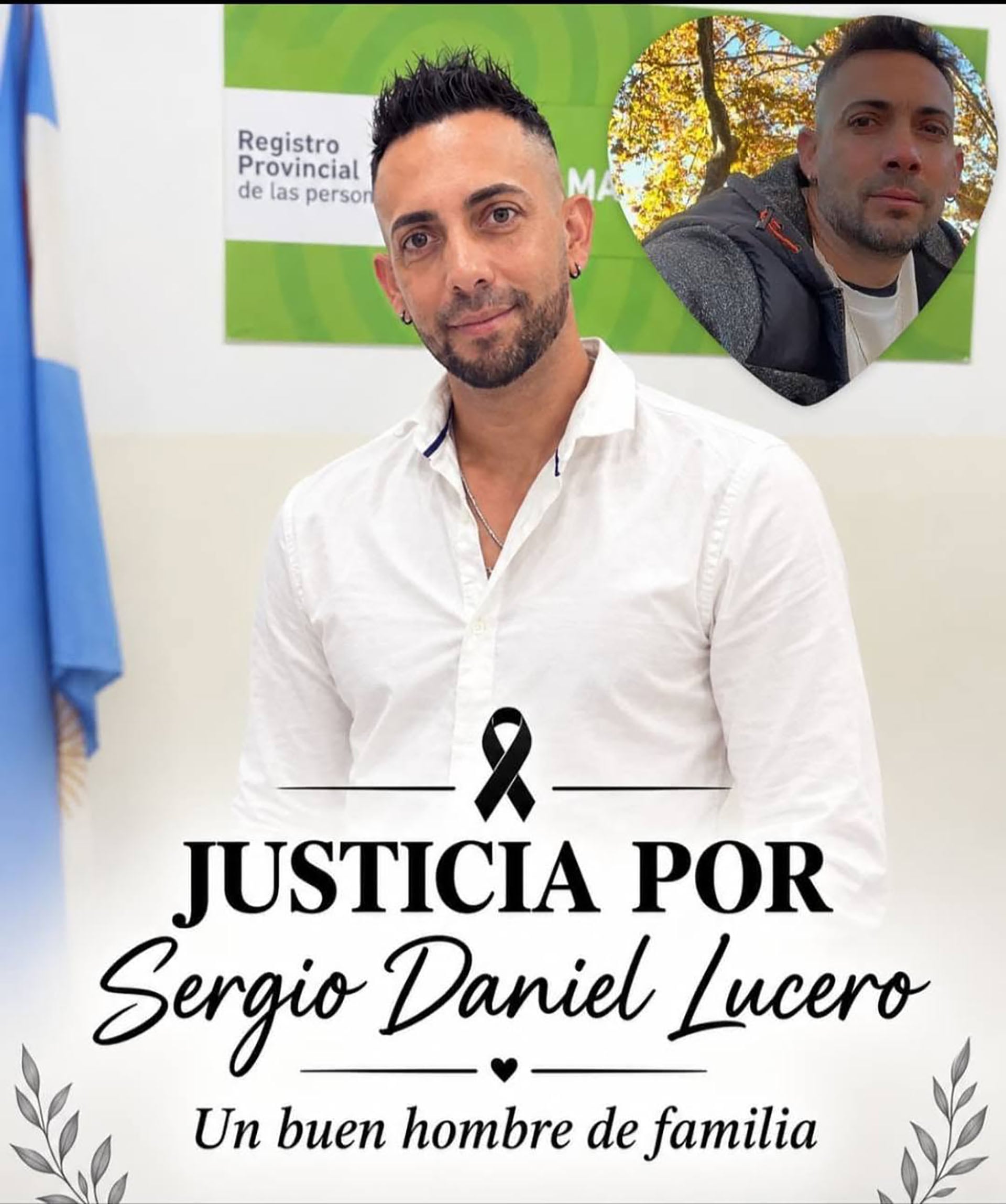 Sergio Daniel Lucero, la víctima
