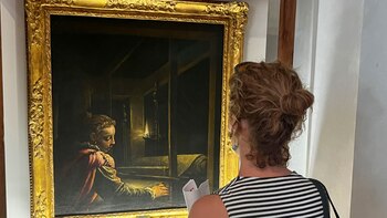 Penélope teje en el Coliseo: