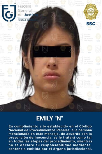 Emily fue detenida junto con
