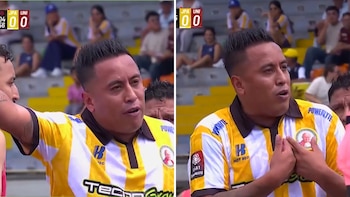 Christian Cueva hizo fuerte descargo por su expulsión en Juan Pablo II vs Universitario.