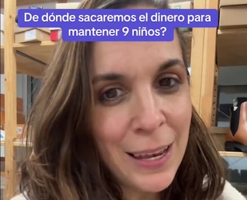 Ana, madre de nueve hijos,