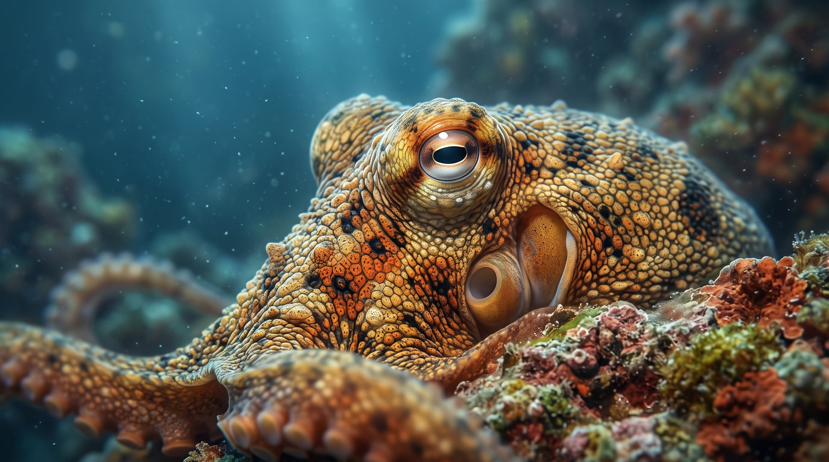 Los tejidos neurales del pulpo Octopus bimaculoides registraron una cantidad de bucles de cromatina superior a la observada en sus órganos internos. (Imagen Ilustrativa Infobae)
