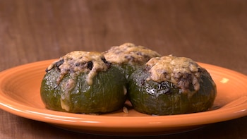 Los zapallitos rellenos de carne