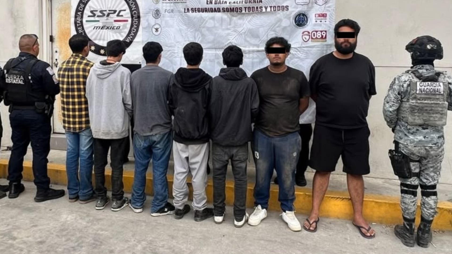 Gritos de auxilio revelan secuestro en Tijuana y dejan siete detenidos, cinco de ellos menores de edad