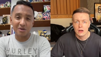 Iván Barton respondió con un video al remix de Tiscore, dijo que al principio no le gustó la canción y luego valoró el apoyo del público. (Cortesía: Redes sociales)