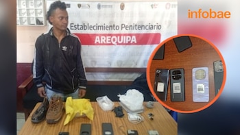 El INPE incautó celulares y objetos prohibidos en el penal de Arequipa