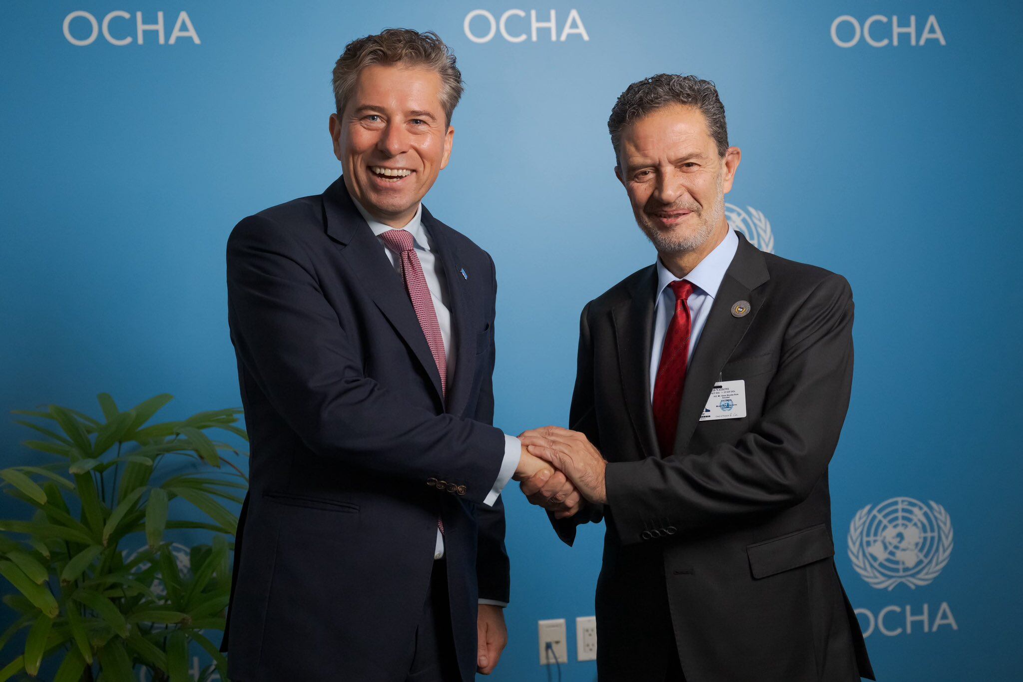 Reunión del canciller Omar Bula con Tom Fletcher, secretario general adjunto de Asuntos Humanitarios de Naciones Unidas - crédito Cancillería