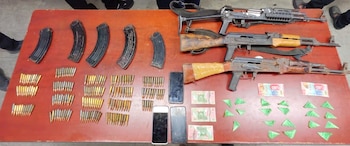 Los indicios asegurados
(Guardia Nacional)