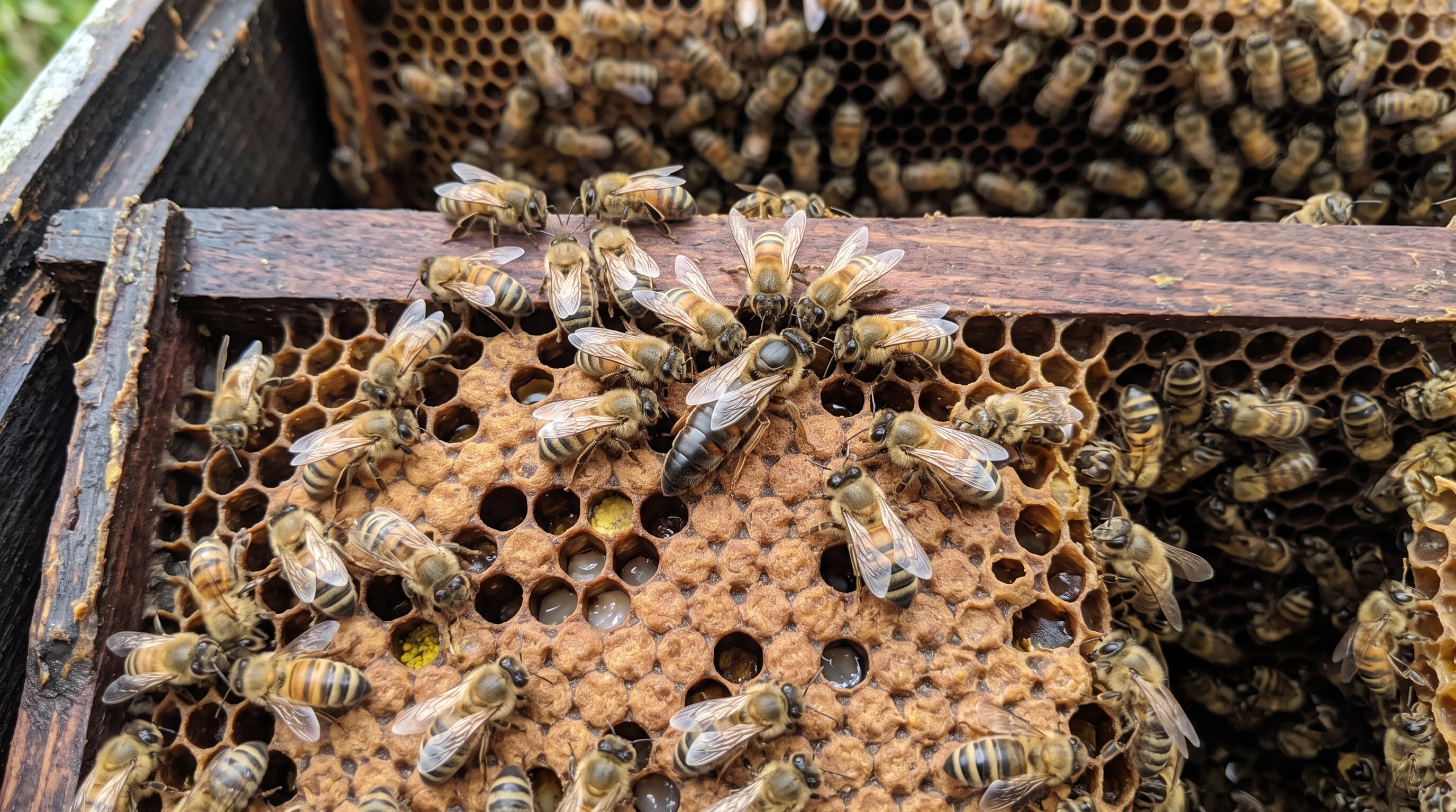 La evaluación del impacto del ácaro parásito varroa requiere medir la línea genética en lugar de la ocupación temporal del panal (Imagen Ilustrativa Infobae)