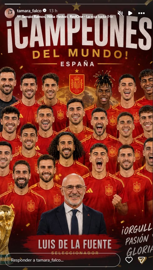 Publicación de Tamara Falcó (INSTAGRAM).