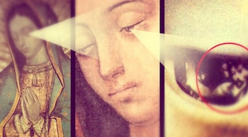 ojo Virgen de Guadalupe