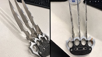 La TSA decomisó unas garras metálicas estilo Wolverine en el equipaje de mano de un pasajero en Seattle