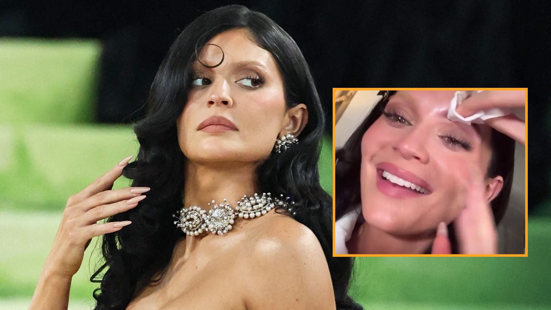 Jenner calificó el resultado como “horrible” al ver el contraste en su rostro. (REUTERS/Instagram)