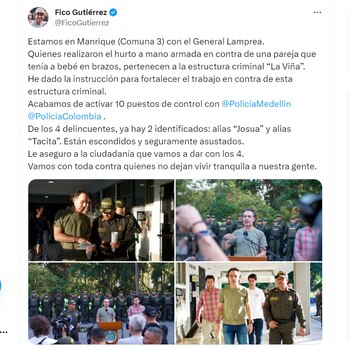 El alcalde de Medellín se