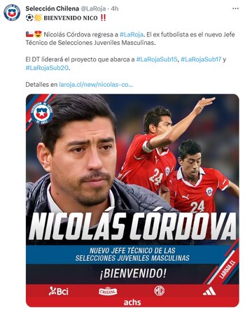 Anuncio de la Federación Chilena