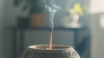 La presencia del incienso es