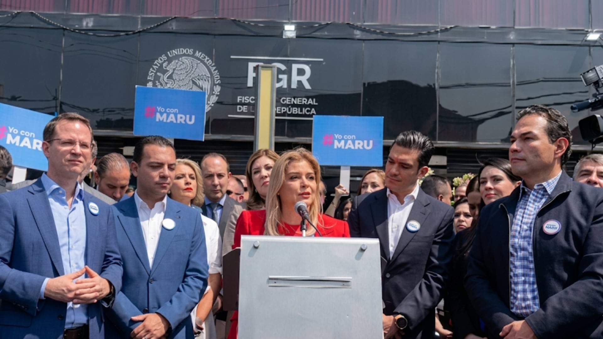 Maru Campos denuncia uso político de instituciones federales tras su citatorio en la FGR, vinculando el caso con persecución hacia mandatarios estatales. (X: @JorgeRoHe)