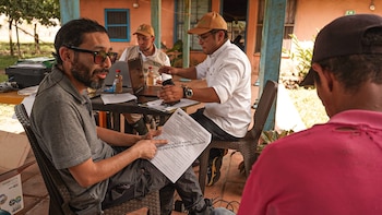 Terrenos de los hermanos paramilitares